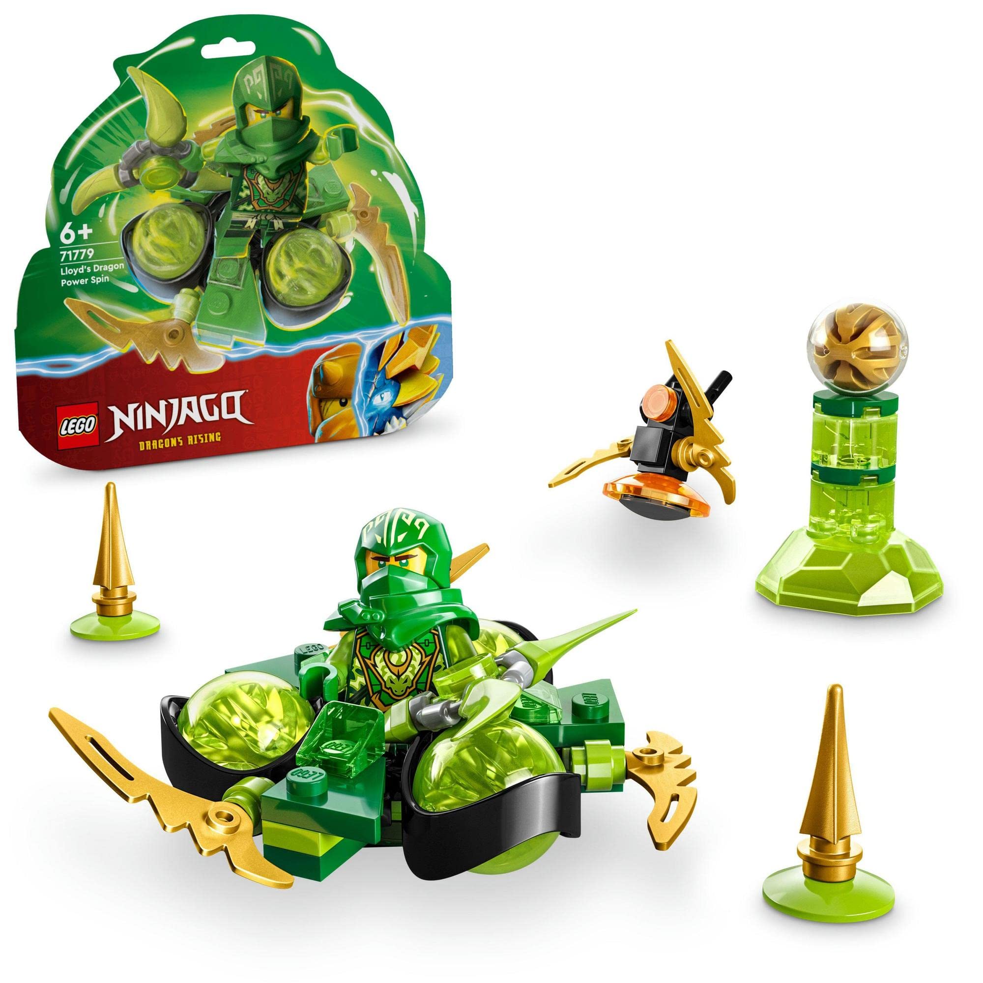 LEGO Ninjago Сила Дракона Ллойда Спинджицу 71779 Игрушечные блоки Подарок Ниндзя Мальчики Возраст 6 лет и старше
LEGO Ninjago Сила Дракона Ллойда Спинджицу 71779 Игрушечные блоки Подарок Ниндзя Мальчики Возраст 6 лет и старше
