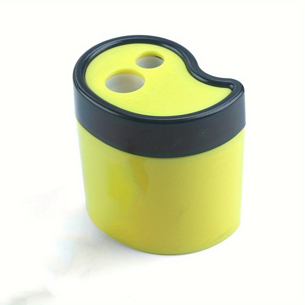 Candy-Colored Comma Design Dual-Slot Pencil Sharpener with Petal Grip and Built-In Waste Bin for Office Use - 768A жовтий
Candy-Colored Comma Design Dual-Slot Pencil Sharpener with Petal Grip and Built-In Waste Bin for Office Use - 768A жовтий