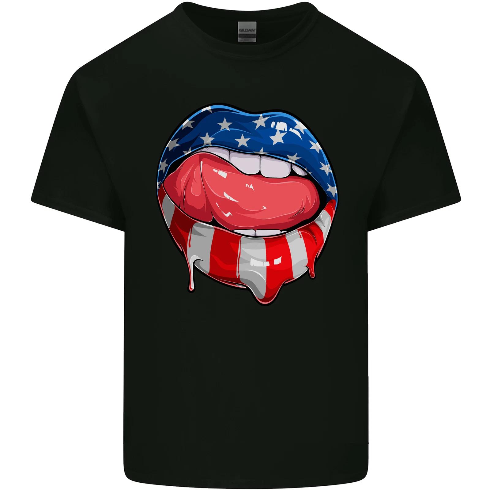 USA Sexy Lips America Kids T-Shirt Childrens 4XL
USA Sexy Lips America Kids T-Shirt Childrens 4XL