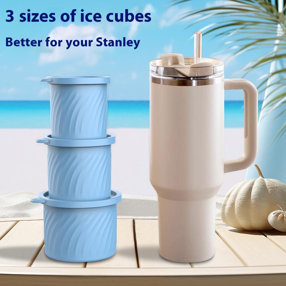 3Pcs/Set Food Grade Silicone Cylinder Ice Cube Mold with Lid for 24/30/40oz Stanley Cups (BPA Free,No FDA) Pink
3Pcs/Set Food Grade Silicone Cylinder Ice Cube Mold with Lid for 24/30/40oz Stanley Cups (BPA Free,No FDA) Pink