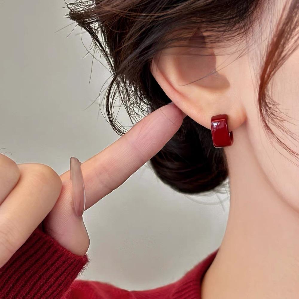 Retro Temperament Ankara Burgundy Drip Glaze Stud Earrings for Women Minimalism New Year Festival Atmosphere Outfit Jewelry Gift красный
Retro Temperament Ankara Burgundy Drip Glaze Stud Earrings for Women Minimalism New Year Festival Atmosphere Outfit Jewelry Gift красный