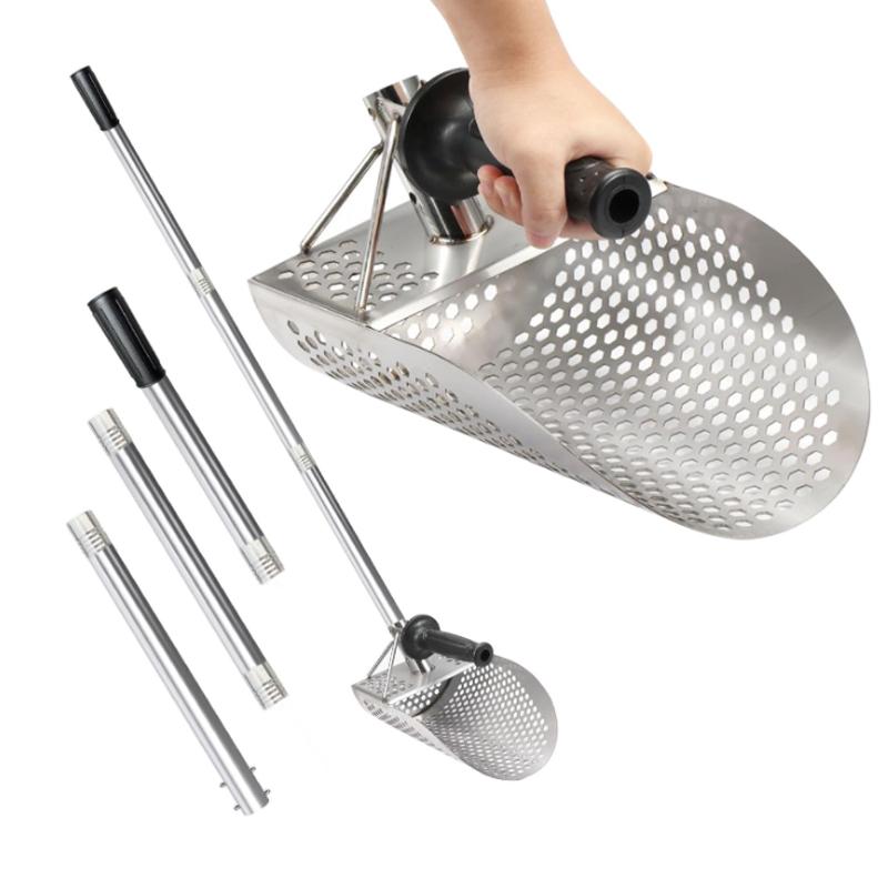 Long-handled beach shovel. Heavy-duty Long Beach shovel, stainless steel metal detector, spoon treasure hunting instrument
Long-handled beach shovel. Heavy-duty Long Beach shovel, stainless steel metal detector, spoon treasure hunting instrument
