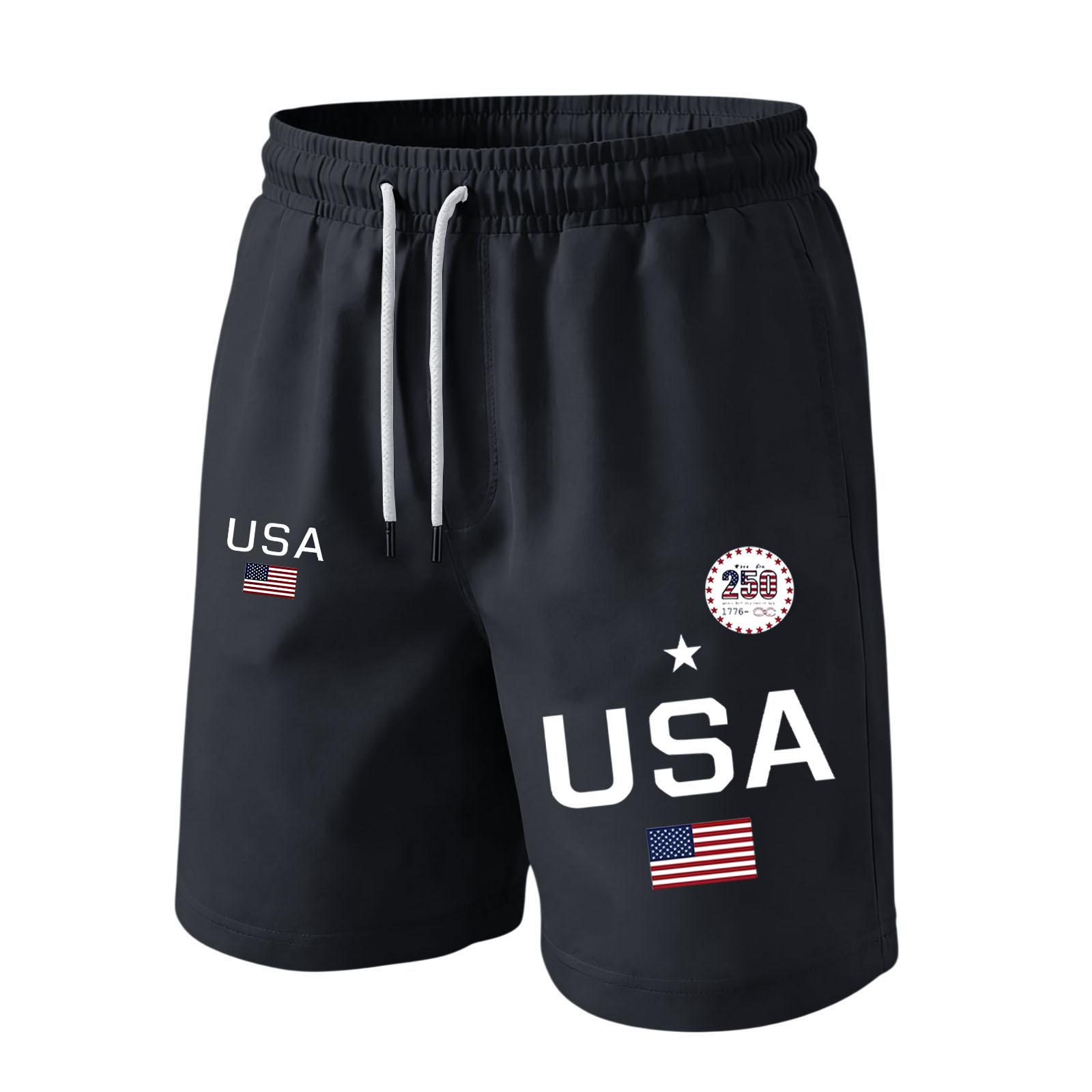 Men’s Drawstring Waist Athletic Shorts with USA Letter Print Flag Pattern Loose Fit Soft Fabric for Sports and Casual Wear XXXXL чорний
Men’s Drawstring Waist Athletic Shorts with USA Letter Print Flag Pattern Loose Fit Soft Fabric for Sports and Casual Wear XXXXL чорний
