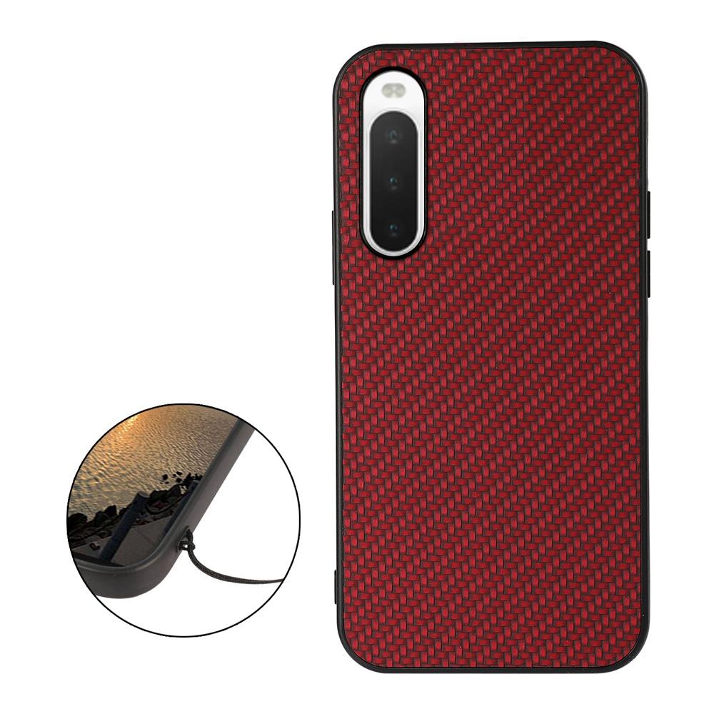 For Sony Xperia 10 IV Carbon Fiber Texture Protective Cover PU Leather Coated Hybrid Phone Case Red
For Sony Xperia 10 IV Carbon Fiber Texture Protective Cover PU Leather Coated Hybrid Phone Case Red