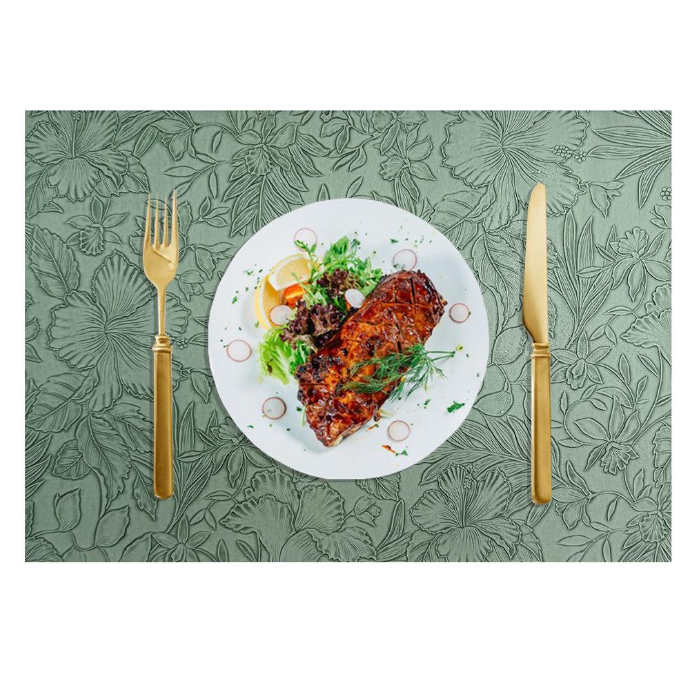 Nordic PVC Leather Placemat Waterproof Non-Slip Heat-Resistant Rectangle Table Mat with Carved Design Cup Coaster for Dining 43x30cm 1pc
Nordic PVC Leather Placemat Waterproof Non-Slip Heat-Resistant Rectangle Table Mat with Carved Design Cup Coaster for Dining 43x30cm 1pc
