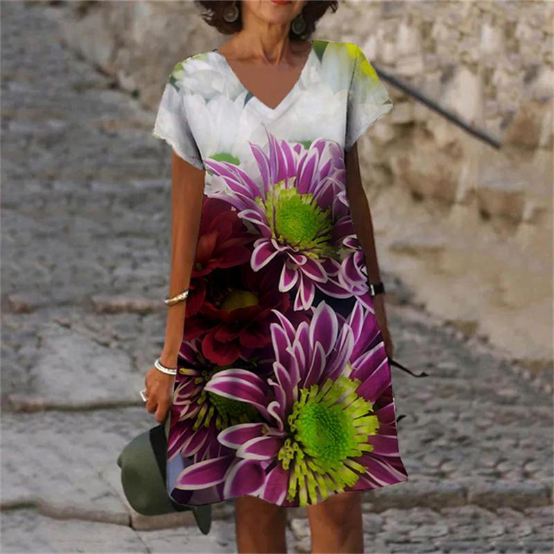 Нова Сукня Жіноча 2023 Оверсайз Літня З Квітковим Рожевим Принтом та Зеленим Листям, З Коротким Рукавом, V-подібним Вирізом, А-силуету 5XL
Нова Сукня Жіноча 2023 Оверсайз Літня З Квітковим Рожевим Принтом та Зеленим Листям, З Коротким Рукавом, V-подібним Вирізом, А-силуету 5XL