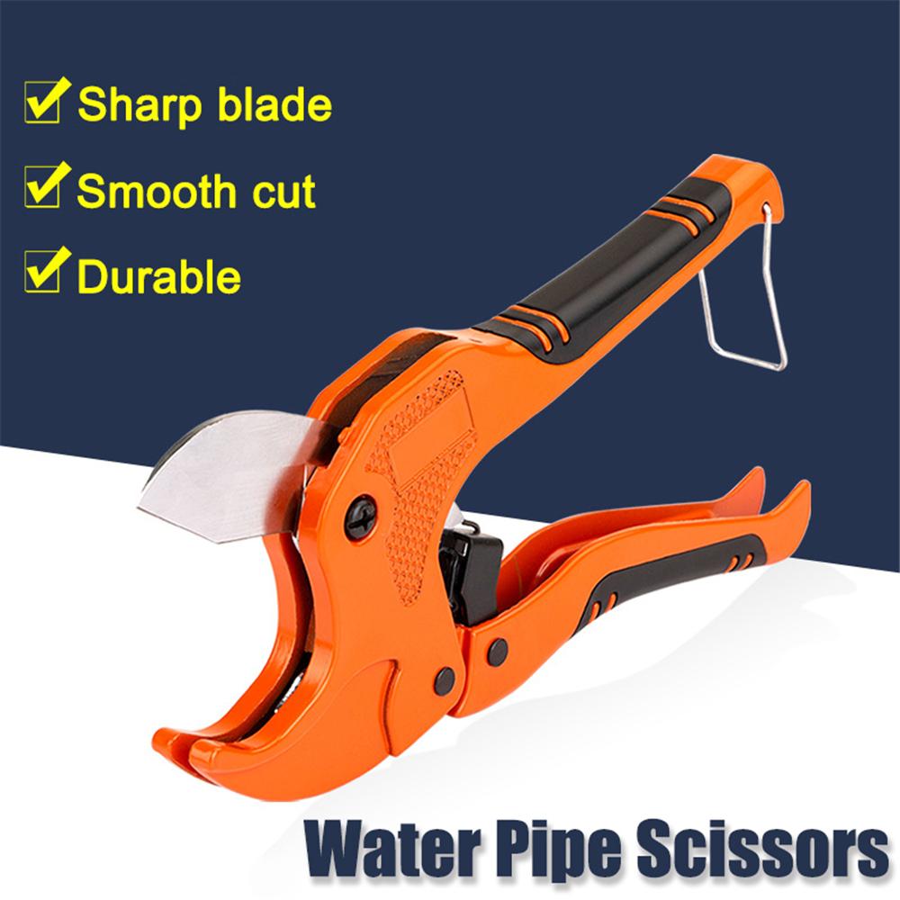 Ножницы для водопроводных труб K817, резак для труб из ПВХ, самоблокирующийся храповой механизм, открывающийся лезвием SK3, острые, прочные, профессиональные ножницы для сантехников
Ножницы для водопроводных труб K817, резак для труб из ПВХ, самоблокирующийся храповой механизм, открывающийся лезвием SK3, острые, прочные, профессиональные ножницы для сантехников