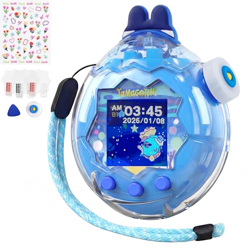 GOKEI Tamagotchi Paradise Protective Case Cover with Cap 3 Screen Protectors Strap Light Blue Shockproof Scratch-Resistant Full Protection Girls Boys
GOKEI Tamagotchi Paradise Protective Case Cover with Cap 3 Screen Protectors Strap Light Blue Shockproof Scratch-Resistant Full Protection Girls Boys