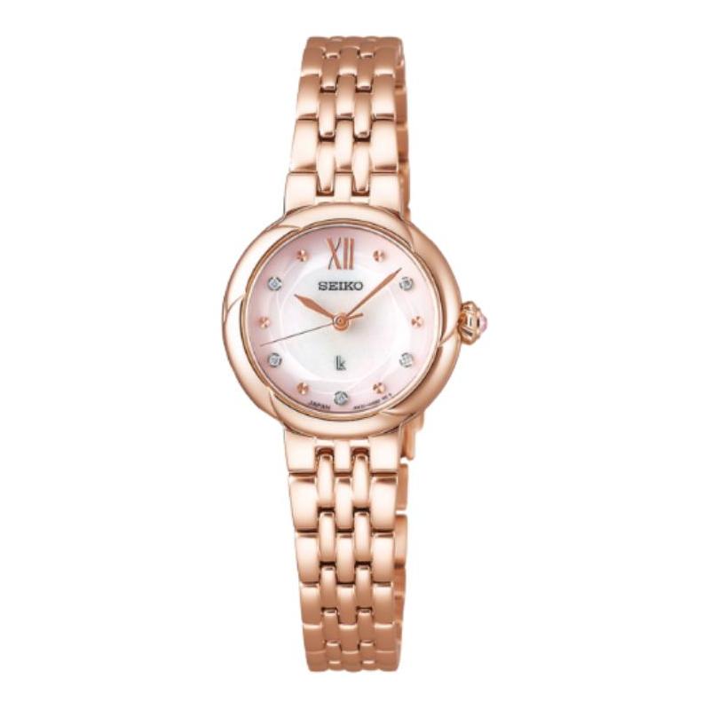 SEIKO Lukia Grow 100 meters waterproof Quartz gold-plated Steel Strap 22.8mm women s watch pink dial SSWA010 синій
SEIKO Lukia Grow 100 meters waterproof Quartz gold-plated Steel Strap 22.8mm women s watch pink dial SSWA010 синій