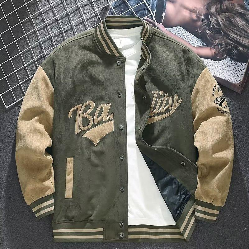 Men s Autumn Winter Fashionable Suede Green Baseball Spring/Autumn Jacket American Retro Jacket Embroidered Loose Pilot Top XXL чёрный
Men s Autumn Winter Fashionable Suede Green Baseball Spring/Autumn Jacket American Retro Jacket Embroidered Loose Pilot Top XXL чёрный