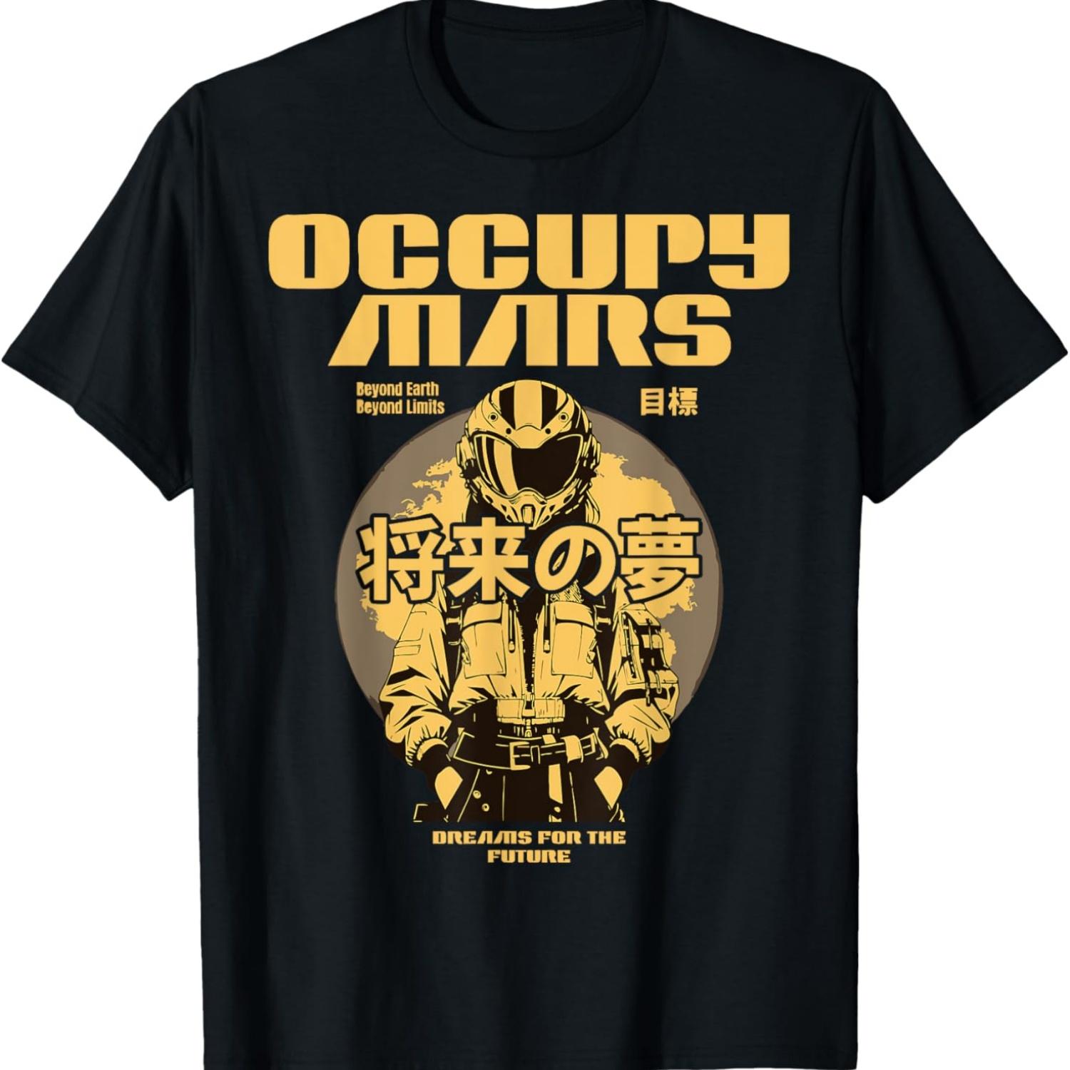 Bold Planet Mars Graphic For Space Astronauts Occupy Mars T-Shirt XXXXXL чёрный
Bold Planet Mars Graphic For Space Astronauts Occupy Mars T-Shirt XXXXXL чёрный