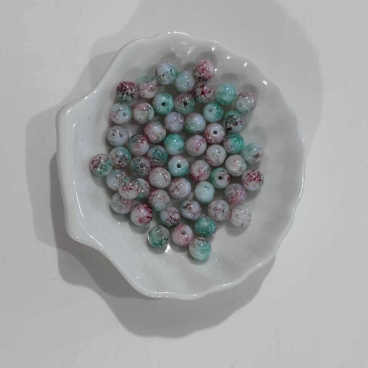 Colorful DIY Glass Beads for Handmade Jewelry: Round Loose Beads Bracelet Accessories Package 8mm / 1 pound package
Colorful DIY Glass Beads for Handmade Jewelry: Round Loose Beads Bracelet Accessories Package 8mm / 1 pound package