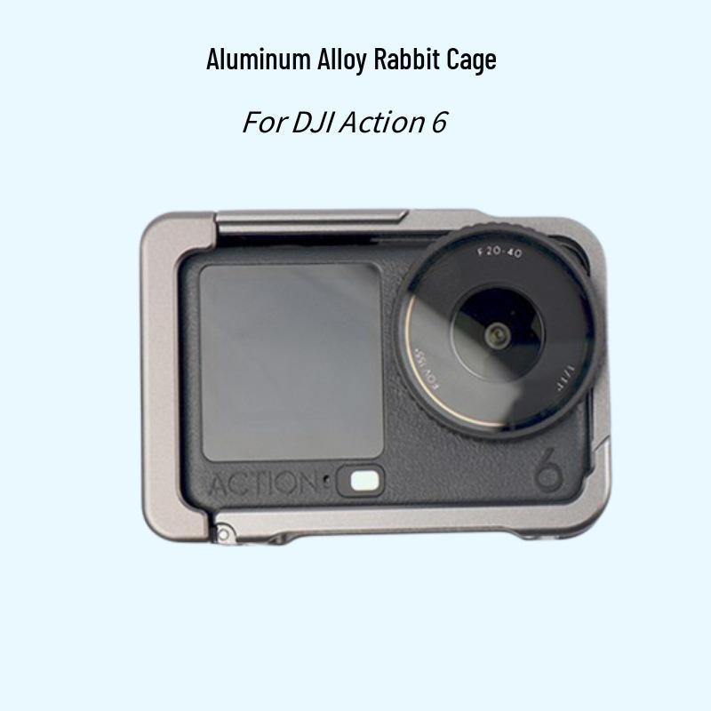 DJI Action 6 Protective Aluminum Camera Cage & Handle for Street Photography
DJI Action 6 Protective Aluminum Camera Cage & Handle for Street Photography
