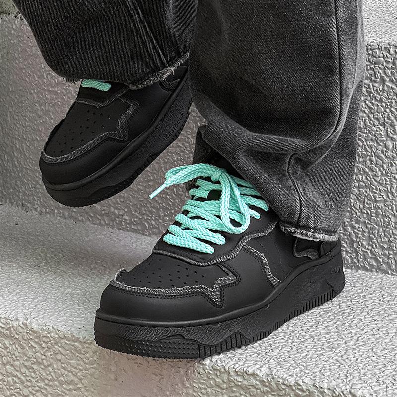2025 autumn and winter new Darth Vader solid color low-top sports skateboard shoes casual shoes couple thick-soled heightening board shoes 44
2025 autumn and winter new Darth Vader solid color low-top sports skateboard shoes casual shoes couple thick-soled heightening board shoes 44