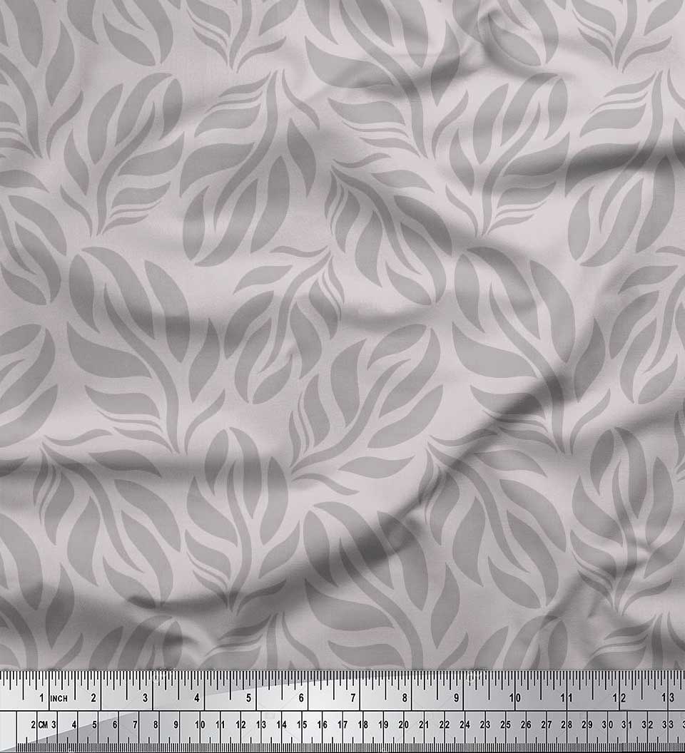 Soimoi Poly Georgette Fabric Листья Рубашка с принтом Ткань на метр 52 дюйма 52 Inch Wide - Poly Georgette светло-серый
Soimoi Poly Georgette Fabric Листья Рубашка с принтом Ткань на метр 52 дюйма 52 Inch Wide - Poly Georgette светло-серый