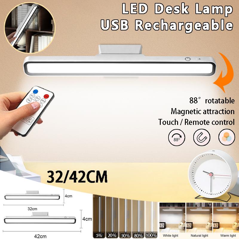 Rechargeable Desk Lamp Hanging Magnetic Reading Table Lamp LED Remote Control Dimming Lamp Battery Powered Bedroom Night Light
Rechargeable Desk Lamp Hanging Magnetic Reading Table Lamp LED Remote Control Dimming Lamp Battery Powered Bedroom Night Light
