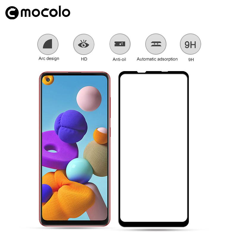 MOCOLO Silk Printing Tempered Glass Film for Samsung Galaxy A21s,HD Clear Full Size Full Glue Double Defense Anti-explosion Screen Protector Black
MOCOLO Silk Printing Tempered Glass Film for Samsung Galaxy A21s,HD Clear Full Size Full Glue Double Defense Anti-explosion Screen Protector Black