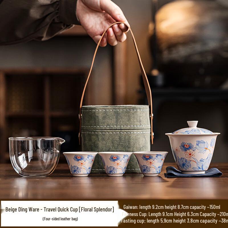 Shangqi Portable Ceramic Travel Teacup Set
Shangqi Portable Ceramic Travel Teacup Set
