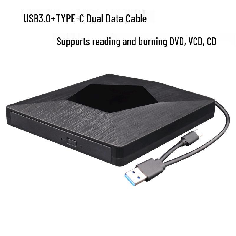 USB 3.0/Type-C Universal External DVD Burner for Computers and Mobiles External
USB 3.0/Type-C Universal External DVD Burner for Computers and Mobiles External