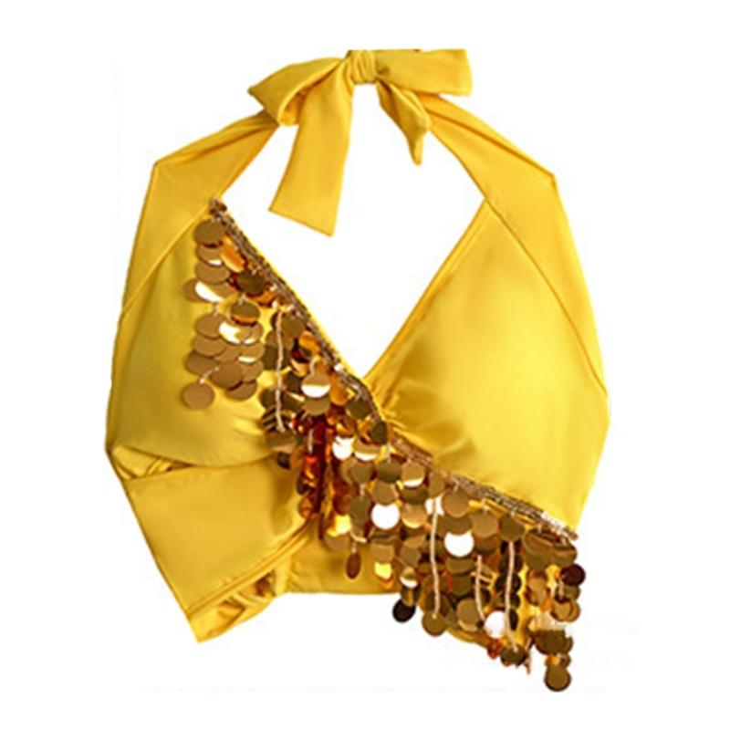 Belly Dance Costume Belly Dance Bandage Sequins Bra Top with Chest Pad for Halloween Stage Performances Raves Cabaret OS золотий
Belly Dance Costume Belly Dance Bandage Sequins Bra Top with Chest Pad for Halloween Stage Performances Raves Cabaret OS золотий