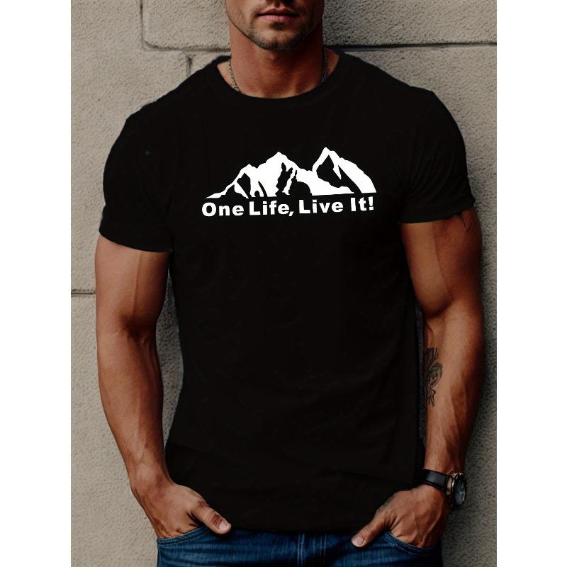 ONE LIFE LIVE IT Men s Short Sleeve T-Shirt - Summer Casual Round Neck Tee with Print, Breathable , Outdoor Activities - Machine Washable Regular Fit 4XL чорний
ONE LIFE LIVE IT Men s Short Sleeve T-Shirt - Summer Casual Round Neck Tee with Print, Breathable , Outdoor Activities - Machine Washable Regular Fit 4XL чорний