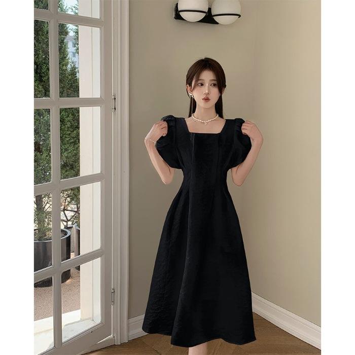 French high-end white bubble sleeve dress showing thin temperament fairy Mori small white dress 3XL чорний
French high-end white bubble sleeve dress showing thin temperament fairy Mori small white dress 3XL чорний