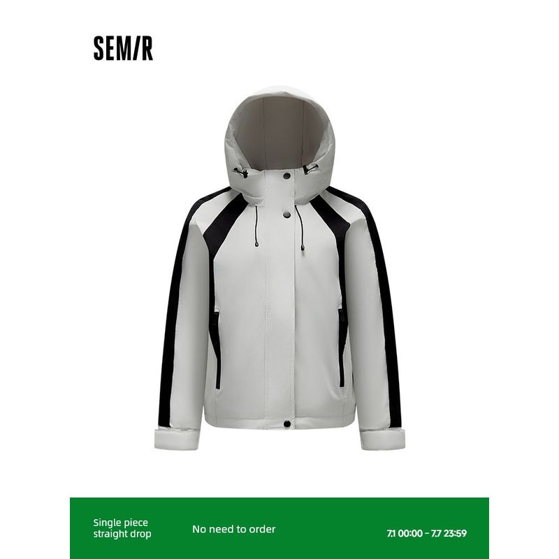 Senma down Jacket Women s Color Contrast Patchwork Trendy Cool Popular Fashion Clothes Spring Three-Proof Loose Hooded Coat Outdoor White and black tone 00319 180/100A/XXXL
Senma down Jacket Women s Color Contrast Patchwork Trendy Cool Popular Fashion Clothes Spring Three-Proof Loose Hooded Coat Outdoor White and black tone 00319 180/100A/XXXL
