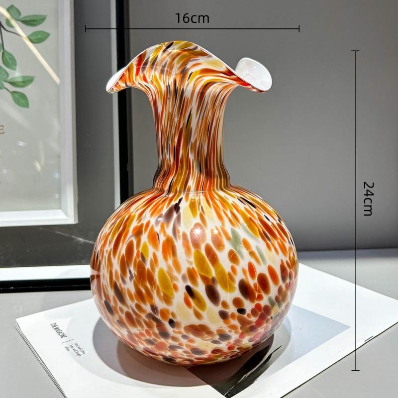 Glass Vase Irregular Spots Polka Point Lace Pleats Hydroponics Terrarium Flowerpot Vases Pots Flower Arrangement Home Decoration
Glass Vase Irregular Spots Polka Point Lace Pleats Hydroponics Terrarium Flowerpot Vases Pots Flower Arrangement Home Decoration