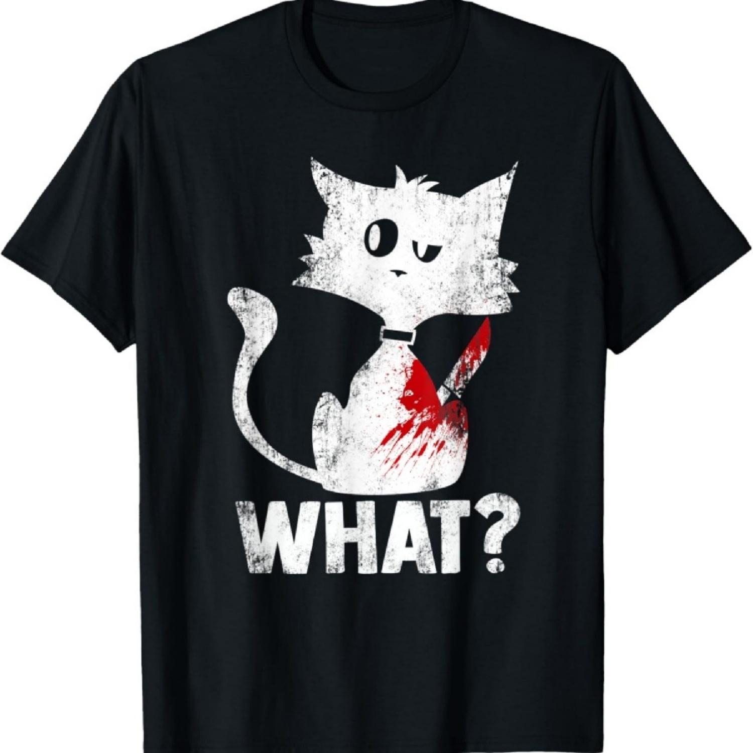 Cute Psycho Murderous Black Cat What With Knife Halloween T-Shirt XXXXXL чорний
Cute Psycho Murderous Black Cat What With Knife Halloween T-Shirt XXXXXL чорний