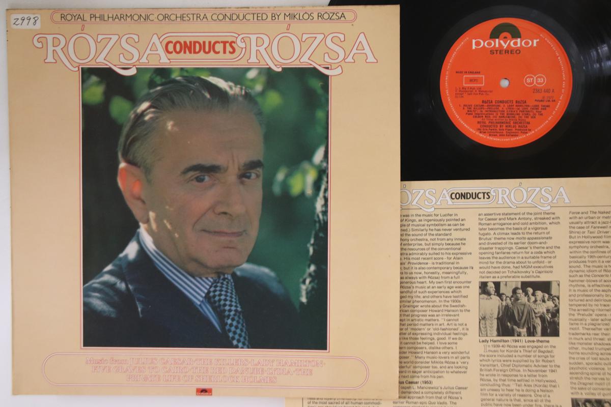 LP Record OST, MIKLOS ROZSA - Rozsa Conducts Rozsa 2383440 POLYDOR 1977 UK Soundtracks & Musicals Used
LP Record OST, MIKLOS ROZSA - Rozsa Conducts Rozsa 2383440 POLYDOR 1977 UK Soundtracks & Musicals Used