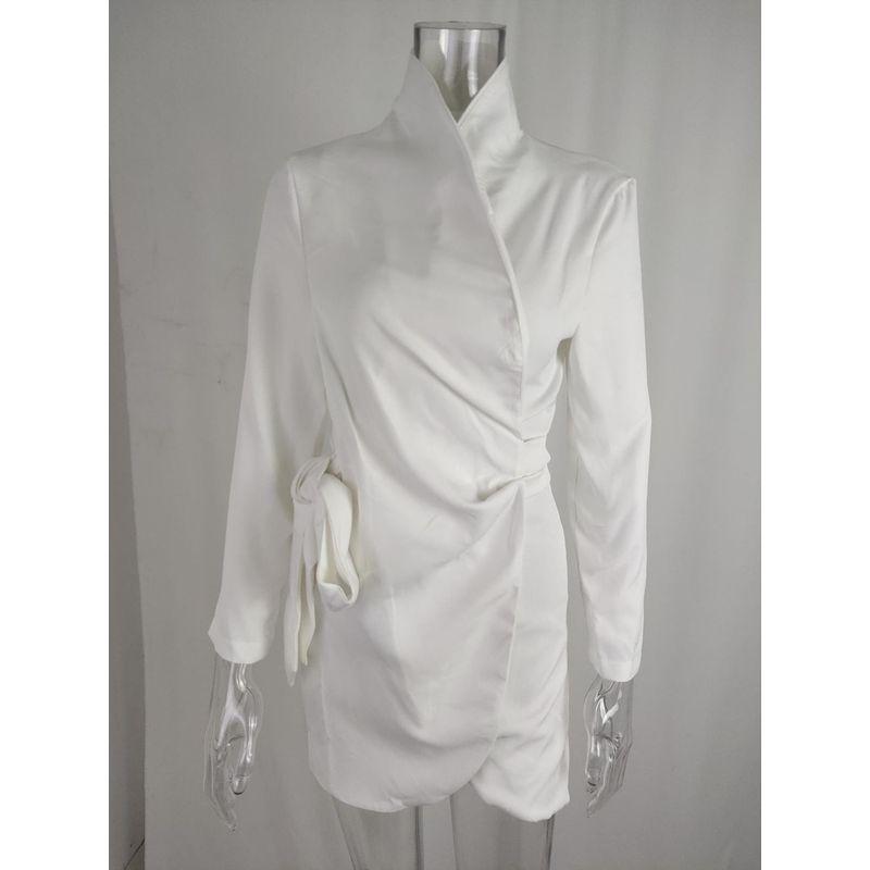 2023 Уличная мода Однотонное Платье-костюм с коротким и длинным рукавом Платье White 3XL
2023 Уличная мода Однотонное Платье-костюм с коротким и длинным рукавом Платье White 3XL