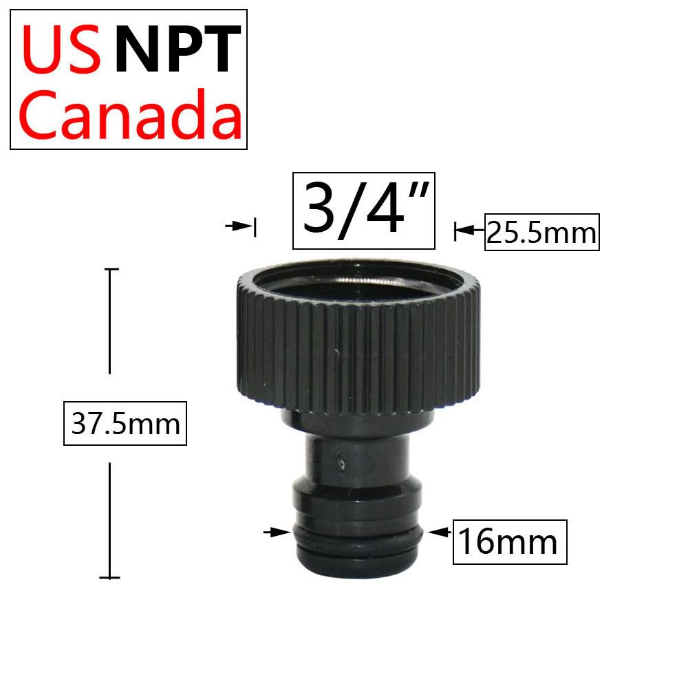 1pcs Brass 3/4 NPT Male Female Thread Quick Connector Nipple Plastic Car Wash Pipe Hose Fitting Garden Irrigation System
1pcs Brass 3/4 NPT Male Female Thread Quick Connector Nipple Plastic Car Wash Pipe Hose Fitting Garden Irrigation System