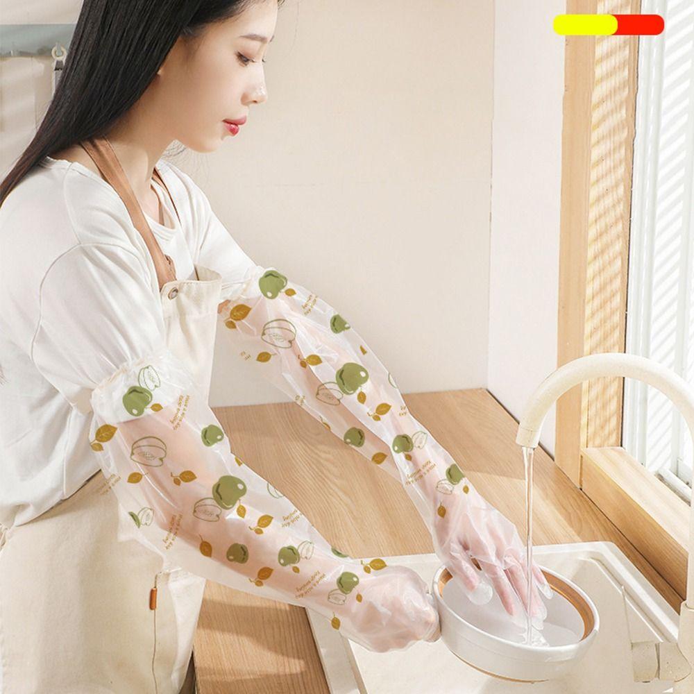 10Pcs Print Cleaning Long Gloves CPE Extended Housework Gloves Disposable Gloves for Restaurant 10Pcs
10Pcs Print Cleaning Long Gloves CPE Extended Housework Gloves Disposable Gloves for Restaurant 10Pcs