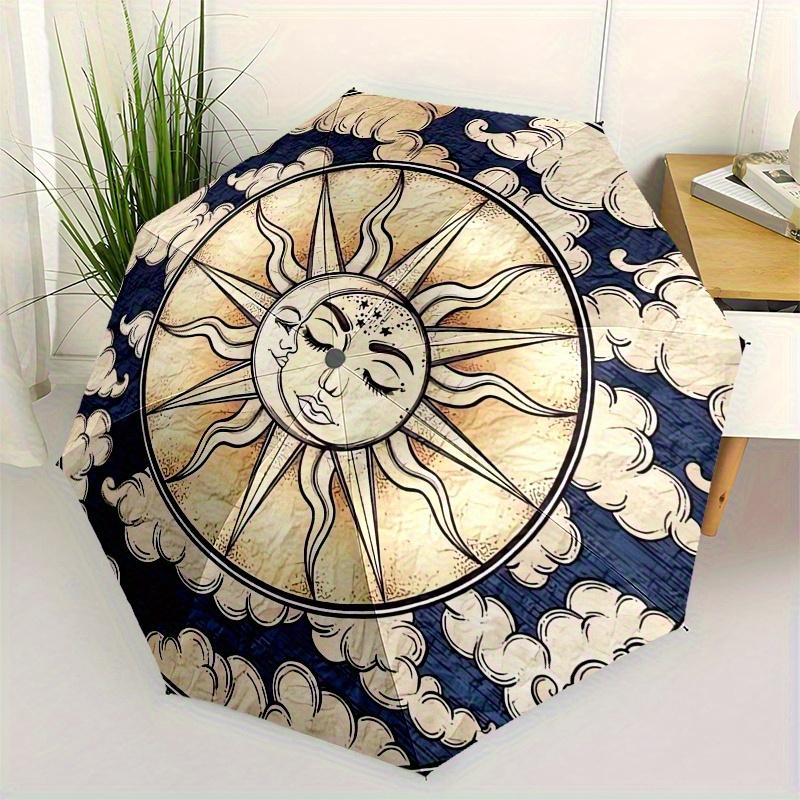 Sun, Moon-themed, Eight-ribbed, Self-folding Umbrella Is Suitable for Everyday Outdoor Use and Is An Ideal Gift for Friends and Family, As A
Sun, Moon-themed, Eight-ribbed, Self-folding Umbrella Is Suitable for Everyday Outdoor Use and Is An Ideal Gift for Friends and Family, As A