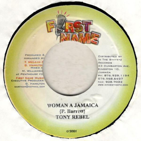 7inch Record TONY REBEL - Woman A Jamaica NONE First Name Musi 2001 Jamaica Reggae, Ska & Dub Used
7inch Record TONY REBEL - Woman A Jamaica NONE First Name Musi 2001 Jamaica Reggae, Ska & Dub Used