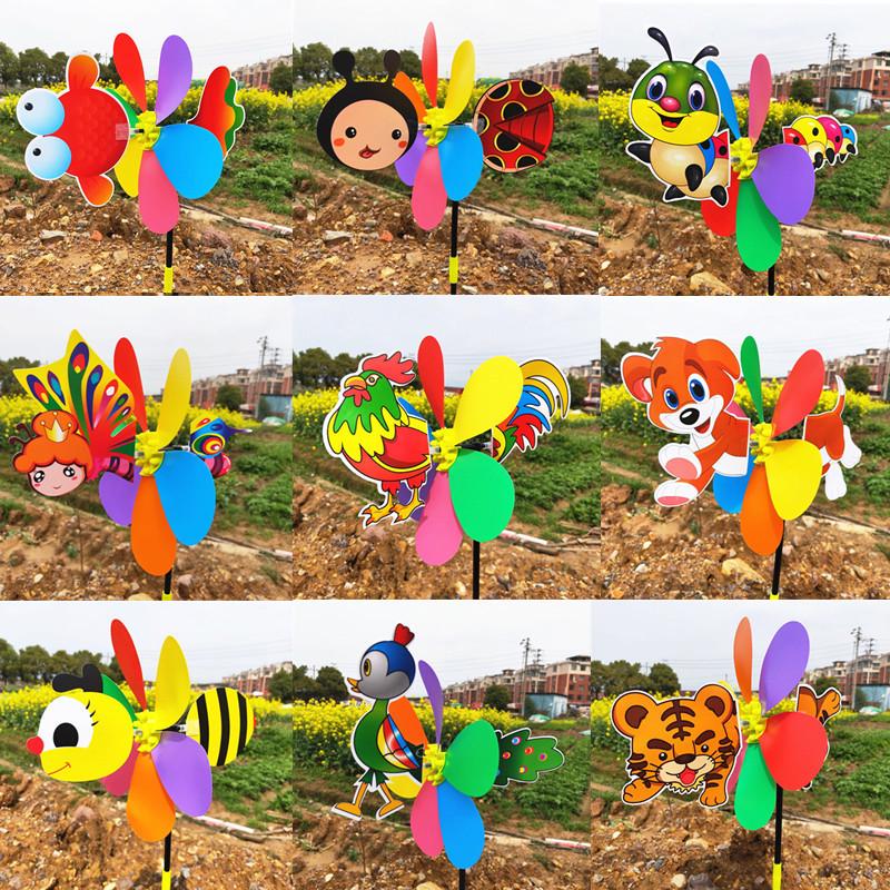 Colorful Cartoon Animal Pinwheels for Kids - Three-Dimensional Plastic Outdoor Toys with Tails
Colorful Cartoon Animal Pinwheels for Kids - Three-Dimensional Plastic Outdoor Toys with Tails