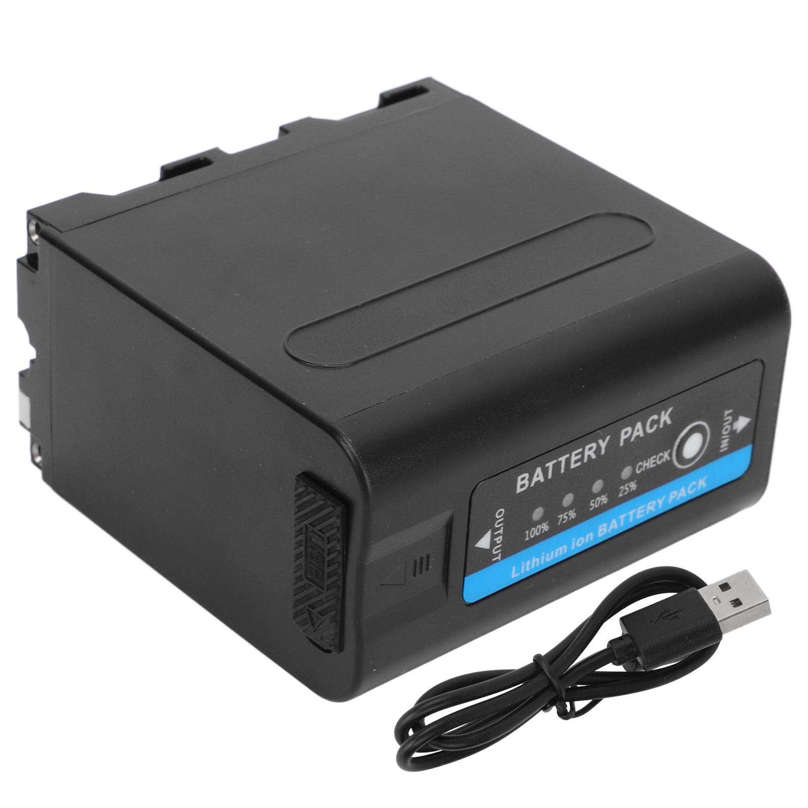 Аккумулятор NP F980 7200 мАч Type C USB для быстрой зарядки видеокамеры Аккумулятор NP F980 для камеры MC2500C 1500C 
Аккумулятор NP F980 7200 мАч Type C USB для быстрой зарядки видеокамеры Аккумулятор NP F980 для камеры MC2500C 1500C