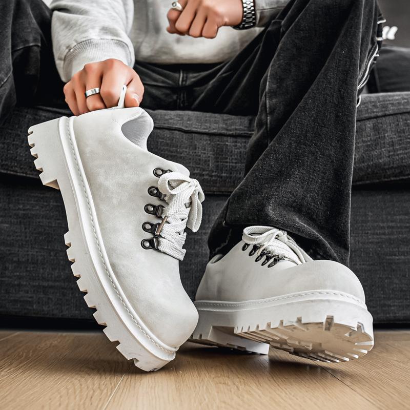 Four seasons suede leather thick baseplate shoes low-top tooling sports big head derby outdoor small black shoes student niche retro 39 чорний
Four seasons suede leather thick baseplate shoes low-top tooling sports big head derby outdoor small black shoes student niche retro 39 чорний