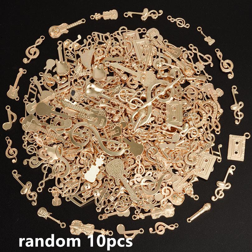 10/20/30/50pcs Random Mix Kc Gold Color Music Charms For Jewelry Making Earrings Bracelets Keychain Harp Microphone Musical Note
10/20/30/50pcs Random Mix Kc Gold Color Music Charms For Jewelry Making Earrings Bracelets Keychain Harp Microphone Musical Note