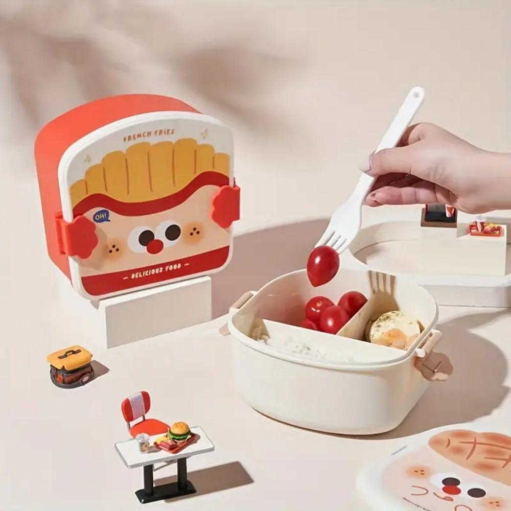 3 Grids Chip Lunch Box Portable Fruit Salad Box Tableware Rectangle Food Storage Container Office
3 Grids Chip Lunch Box Portable Fruit Salad Box Tableware Rectangle Food Storage Container Office