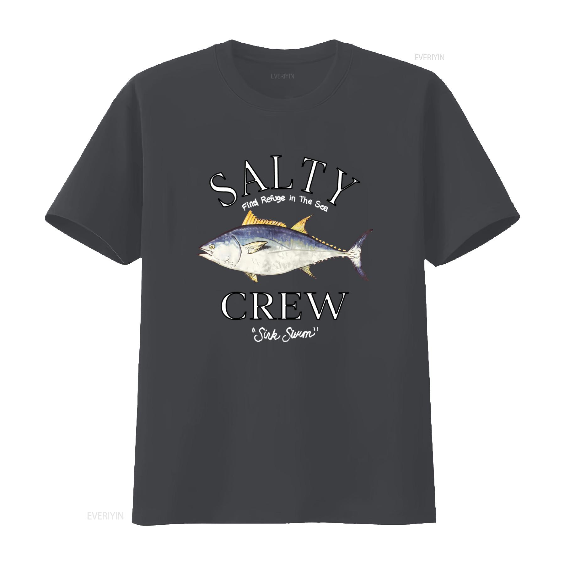 Salty Crew Big Blue SS T Shirt Black New Find Refuge in The Sea with Tuna Print vintage Washed streetwear homme Unisex M
Salty Crew Big Blue SS T Shirt Black New Find Refuge in The Sea with Tuna Print vintage Washed streetwear homme Unisex M