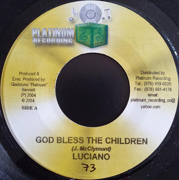 7inch Record LUCIANO - God Bless The Children NONE Platinum Record 2004 Jamaica Reggae, Ska & Dub Used
7inch Record LUCIANO - God Bless The Children NONE Platinum Record 2004 Jamaica Reggae, Ska & Dub Used