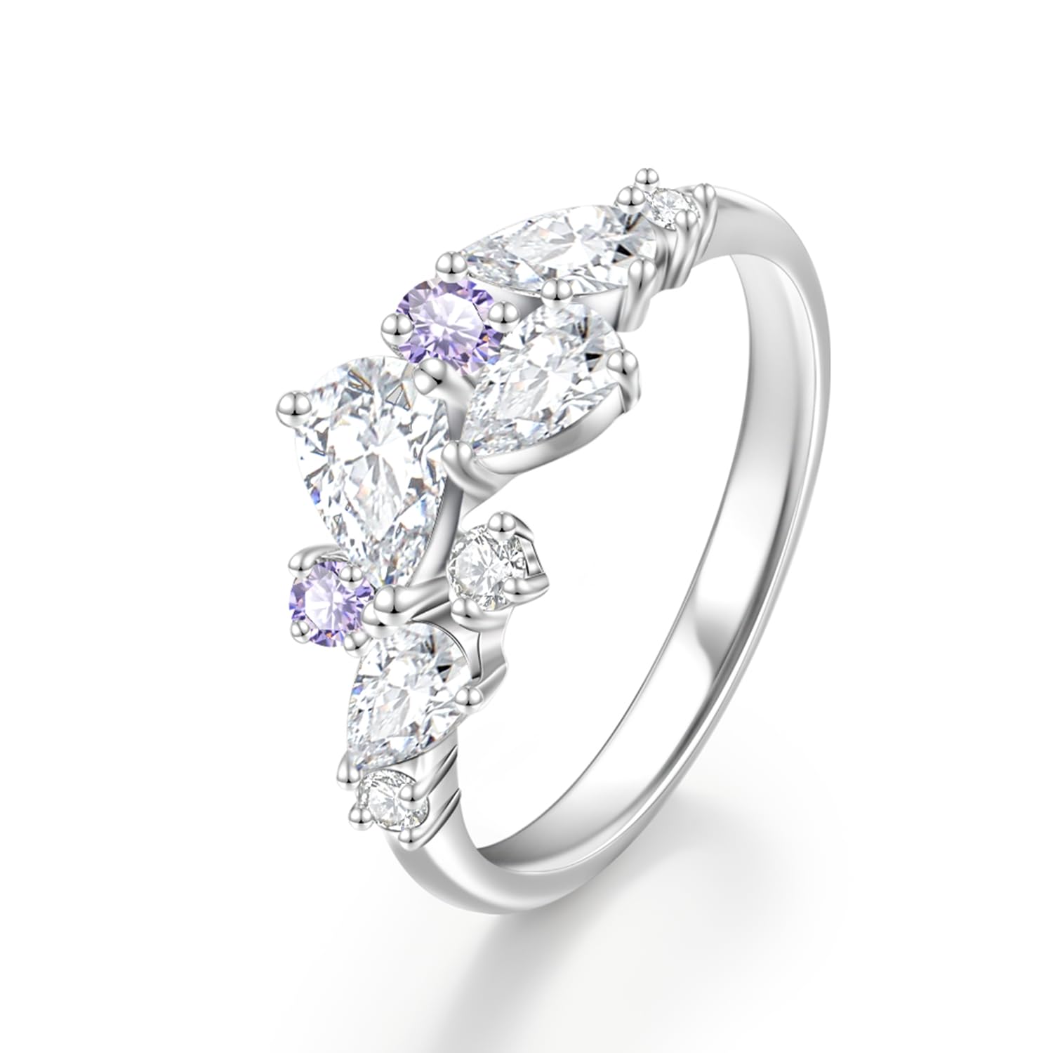 Ring Fuji Ring Size 12 Inner Circumference Width 2mm Flower Bouquet Highest Grade Zirconia Purple Glitter Silver S925 Sterling Silver Jewelry
Ring Fuji Ring Size 12 Inner Circumference Width 2mm Flower Bouquet Highest Grade Zirconia Purple Glitter Silver S925 Sterling Silver Jewelry