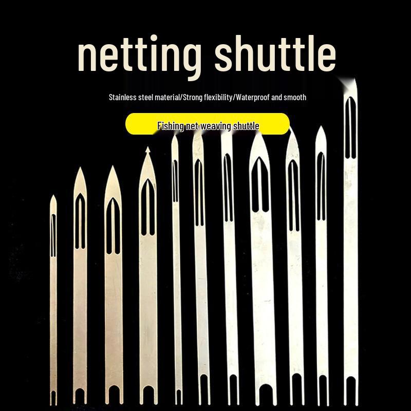 Stainless Steel Fishing Net Weaving Shuttle Tool Standard Model 4 (208mm x 1.4cm)
Stainless Steel Fishing Net Weaving Shuttle Tool Standard Model 4 (208mm x 1.4cm)