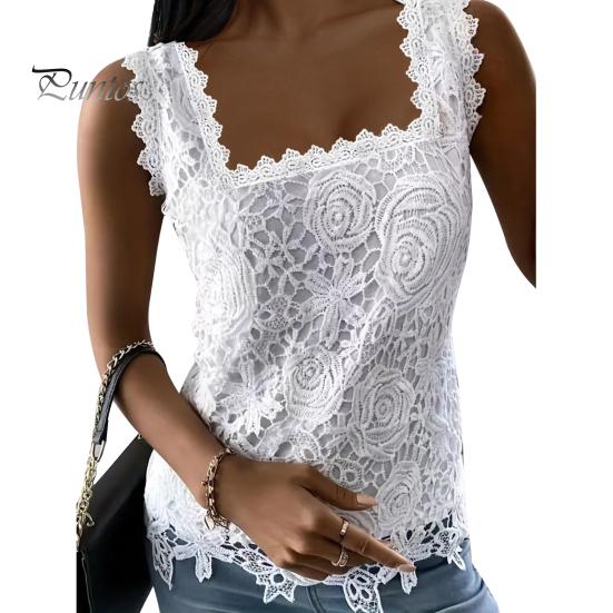 Женский летний жилет с квадратным воротником без рукавов, майка с вышивкой, кружевной жилет с цветочным принтом, однотонные тонкие топы 2XL белый
Женский летний жилет с квадратным воротником без рукавов, майка с вышивкой, кружевной жилет с цветочным принтом, однотонные тонкие топы 2XL белый