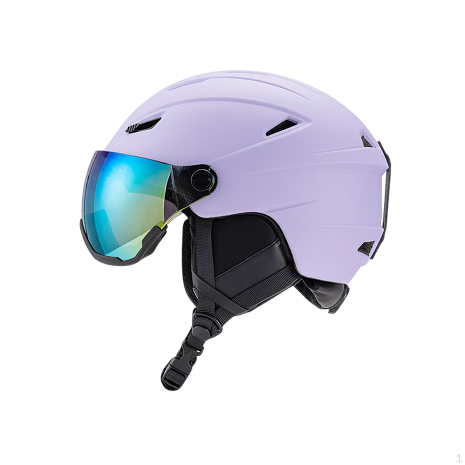 Шлем для скейтборда, лыжи, фиолетовый, наушники, защитные очки 61 to 63cm
Шлем для скейтборда, лыжи, фиолетовый, наушники, защитные очки 61 to 63cm