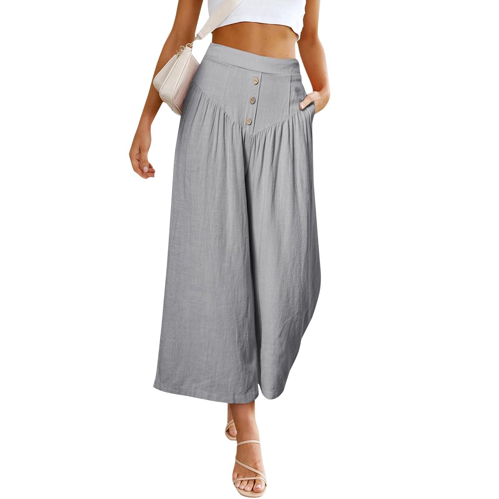 Women s Spring And Summer Casual Comfortable Color Loose Cropped Pants L
Women s Spring And Summer Casual Comfortable Color Loose Cropped Pants L