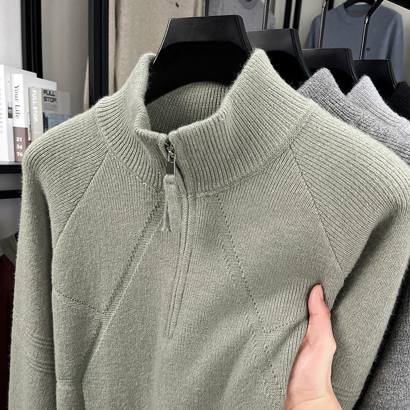 Men s Retro Stand Collar Zipper Sweater - Autumn/Winter Knitwear, Versatile Plain Color Fashion 4XL (suggested for 185-200 jin) світло-зелений колір
Men s Retro Stand Collar Zipper Sweater - Autumn/Winter Knitwear, Versatile Plain Color Fashion 4XL (suggested for 185-200 jin) світло-зелений колір