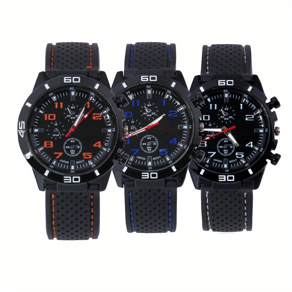 3pc/set Fashion Simple Mens Watch Analog silicone Male Watch Casual Men s Quartz Wrist Watch Ideal Choice for Thanksgiving Gifts No
3pc/set Fashion Simple Mens Watch Analog silicone Male Watch Casual Men s Quartz Wrist Watch Ideal Choice for Thanksgiving Gifts No
