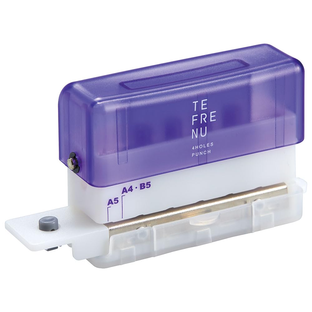 Kingjim Tefreene 4-Hole Mini Punch TEP10-PU Purple
Kingjim Tefreene 4-Hole Mini Punch TEP10-PU Purple